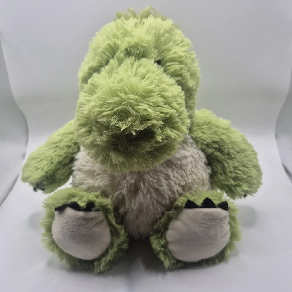 Warmies Green Dinosaur - Plush Stegosaurus Microwavable Freezable Lavender Scent